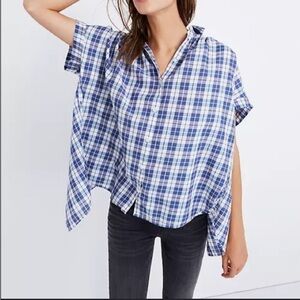 Madewell Central Open-Back Linus Plaid